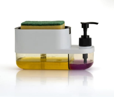 Convenient soap dispenser and organizer