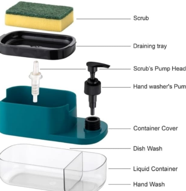 Convenient soap dispenser and organizer