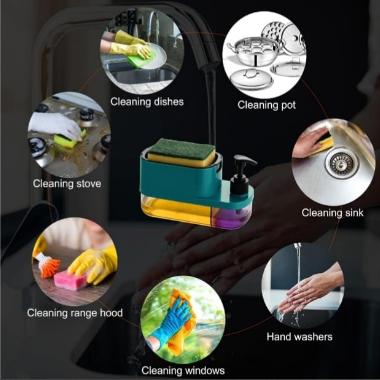Convenient soap dispenser and organizer