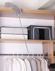 extendable soft fiber mop