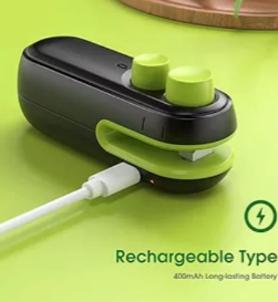 2 in 1 rechargeable heat sealer