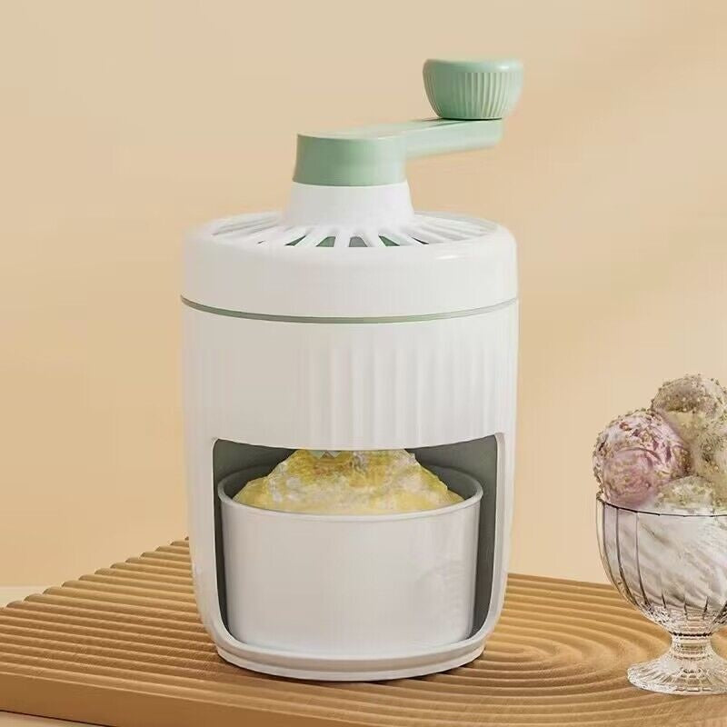 Hand-cranked Ice Shaving Machine Small Household Ice Crusher Hand-cranked Smoothie Machine Hail Ice Machine Kitchen Gadgets - Zenful Living