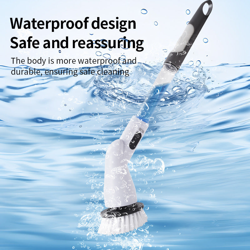 Electric Multifunction Cleaning Brush Household Kitchen Bathroom Toilet Cleaning Gadget - Zenful Living