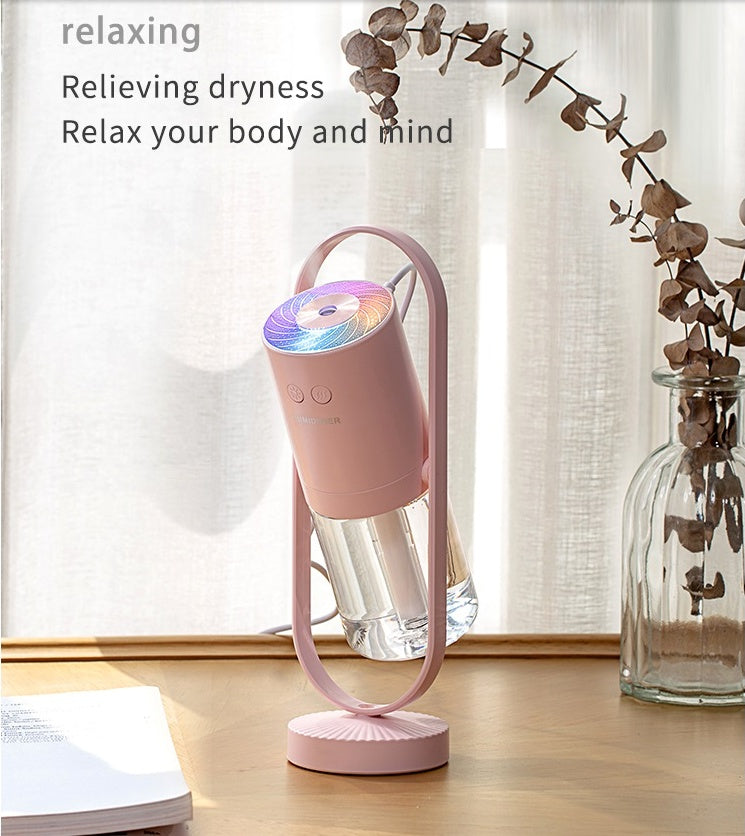 Magic Shadow USB Air Humidifier For Home With Projection Night Lights Ultrasonic Car Mist Maker Mini Office Air Purifier - Zenful Living