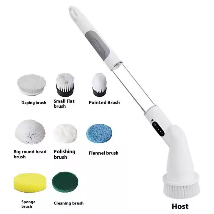 Electric Multifunction Cleaning Brush Household Kitchen Bathroom Toilet Cleaning Gadget - Zenful Living