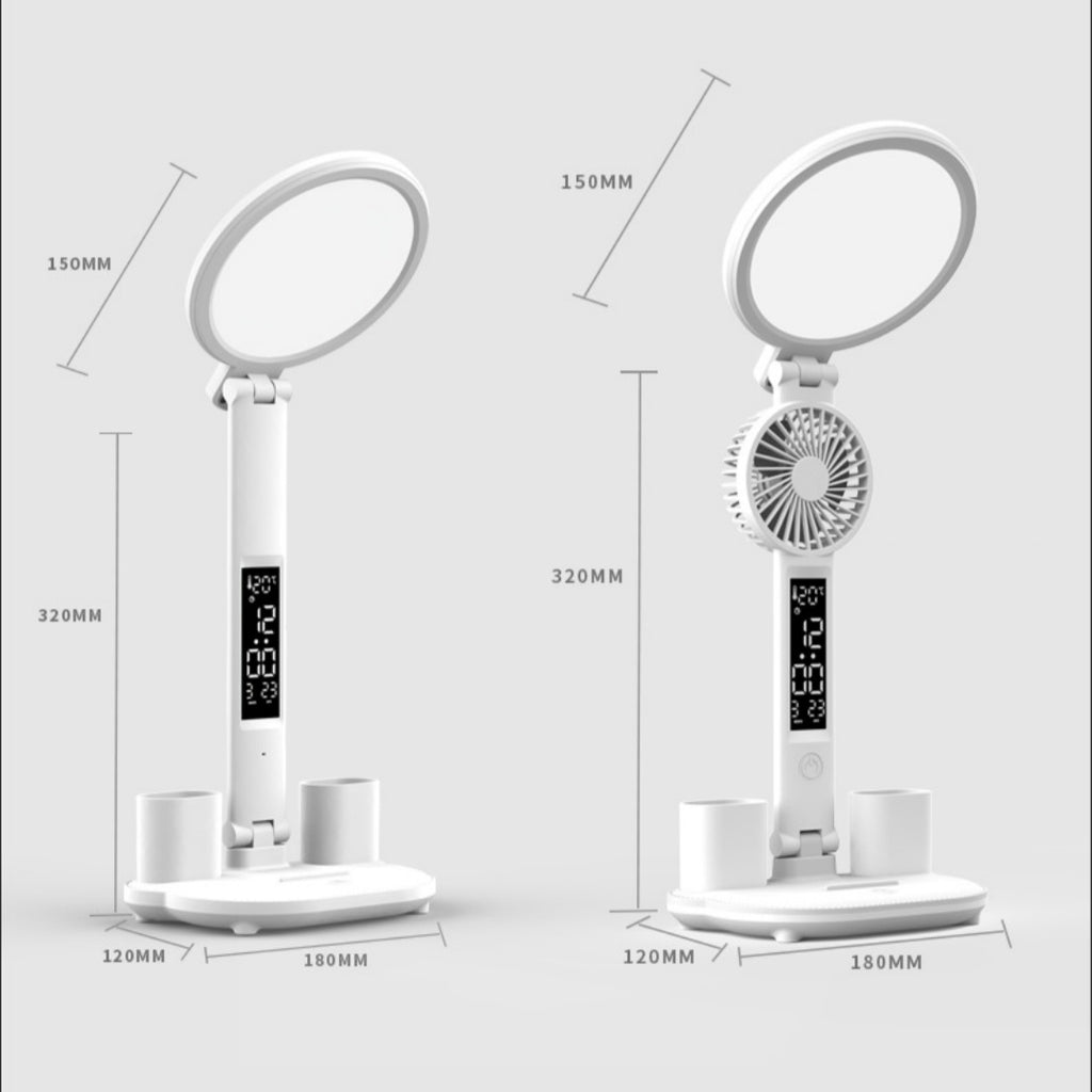 3 IN 1 Powerful fan study lamp and pen holder - Zenful Living