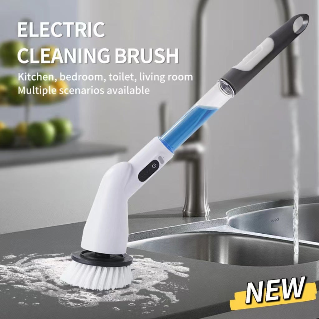 Electric Multifunction Cleaning Brush Household Kitchen Bathroom Toilet Cleaning Gadget - Zenful Living