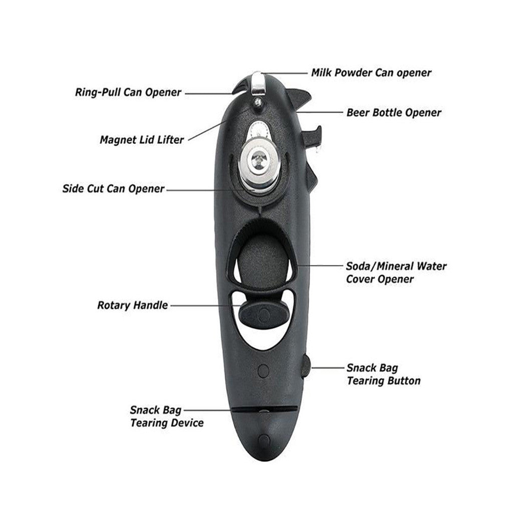 Multifunction Can Opener 8 In 1 Manual Kitchen Tool - Zenful Living