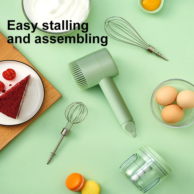 New Rechargeable Wireless Beater Electric Home Mini Handheld Baking Tool - Zenful Living