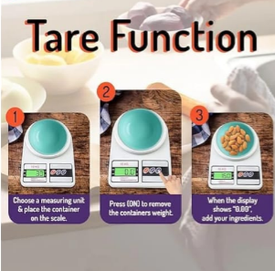 Electronic Kitchen Scale (batteries included)